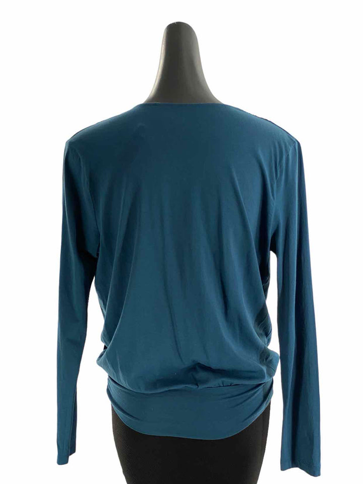 Garnet Hill Size M Blue Long Sleeve Shirts