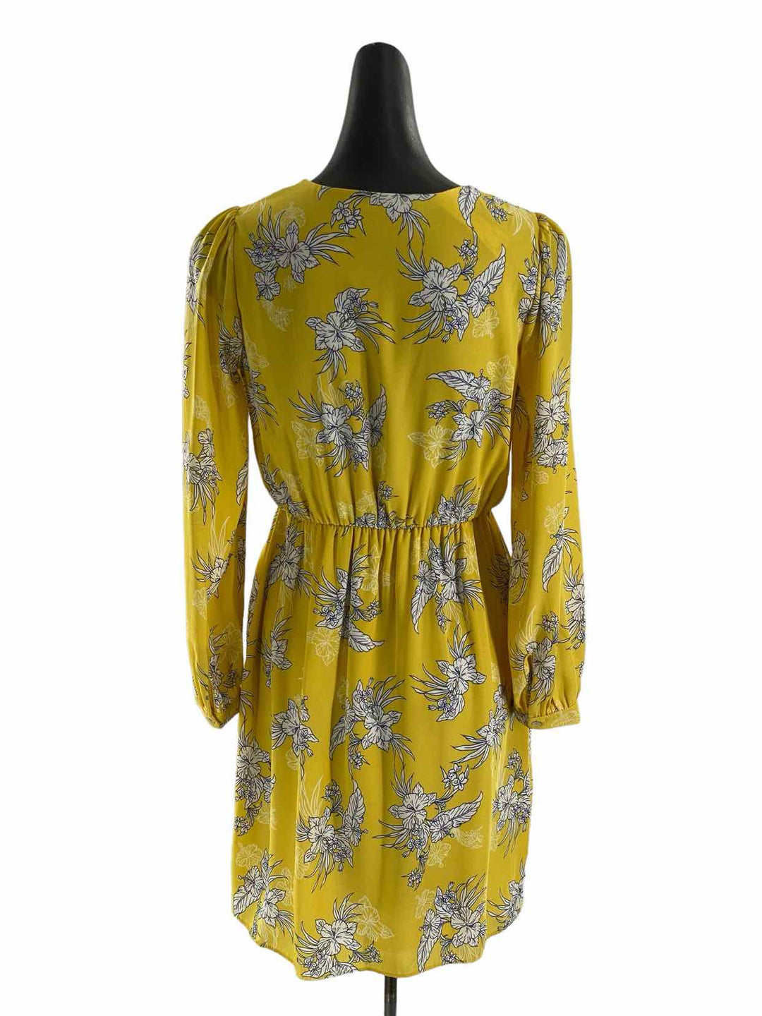 Honey Bell Size M Yellow White Floral Dress