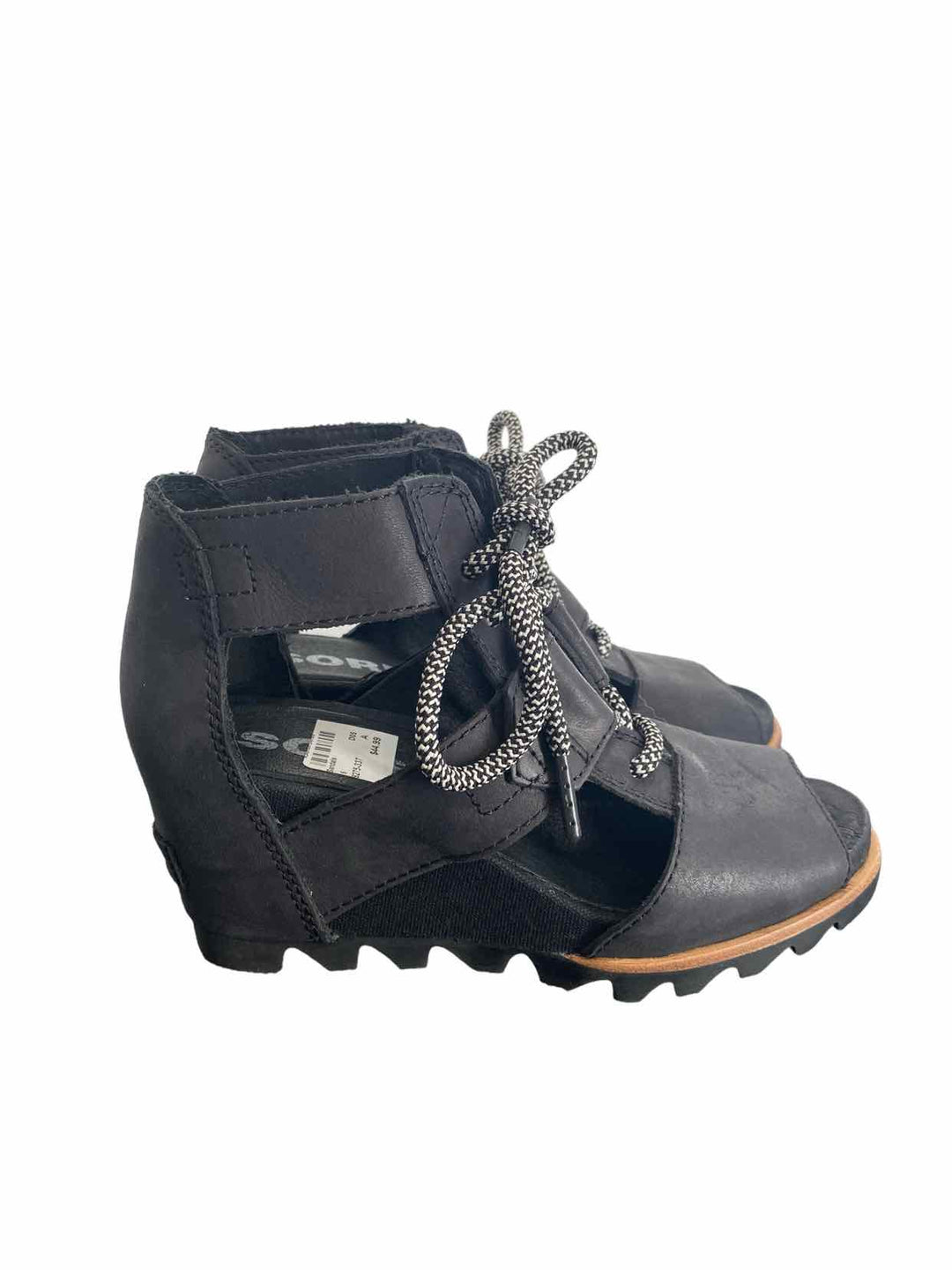 Sorel Shoe Size 6 Black Sandals