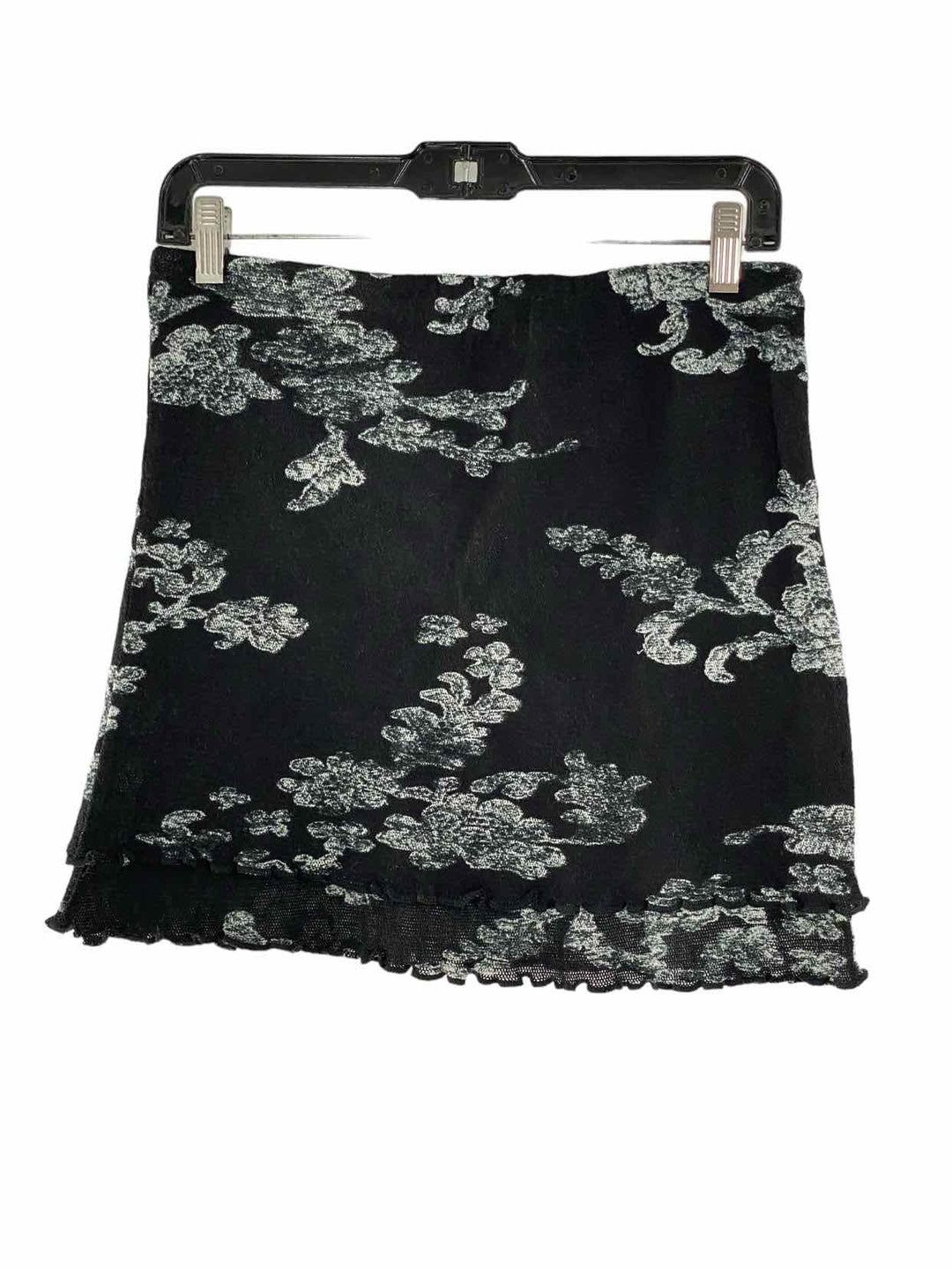 Free People Size S Black White Print Skirt