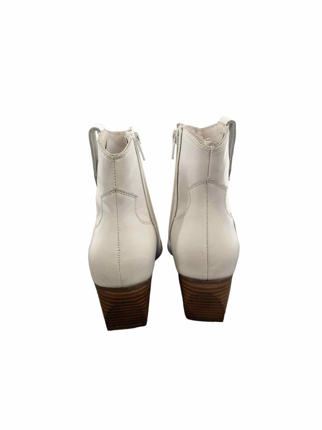 Seychelles Shoe Size 6 White Leather Boots(Ankle)