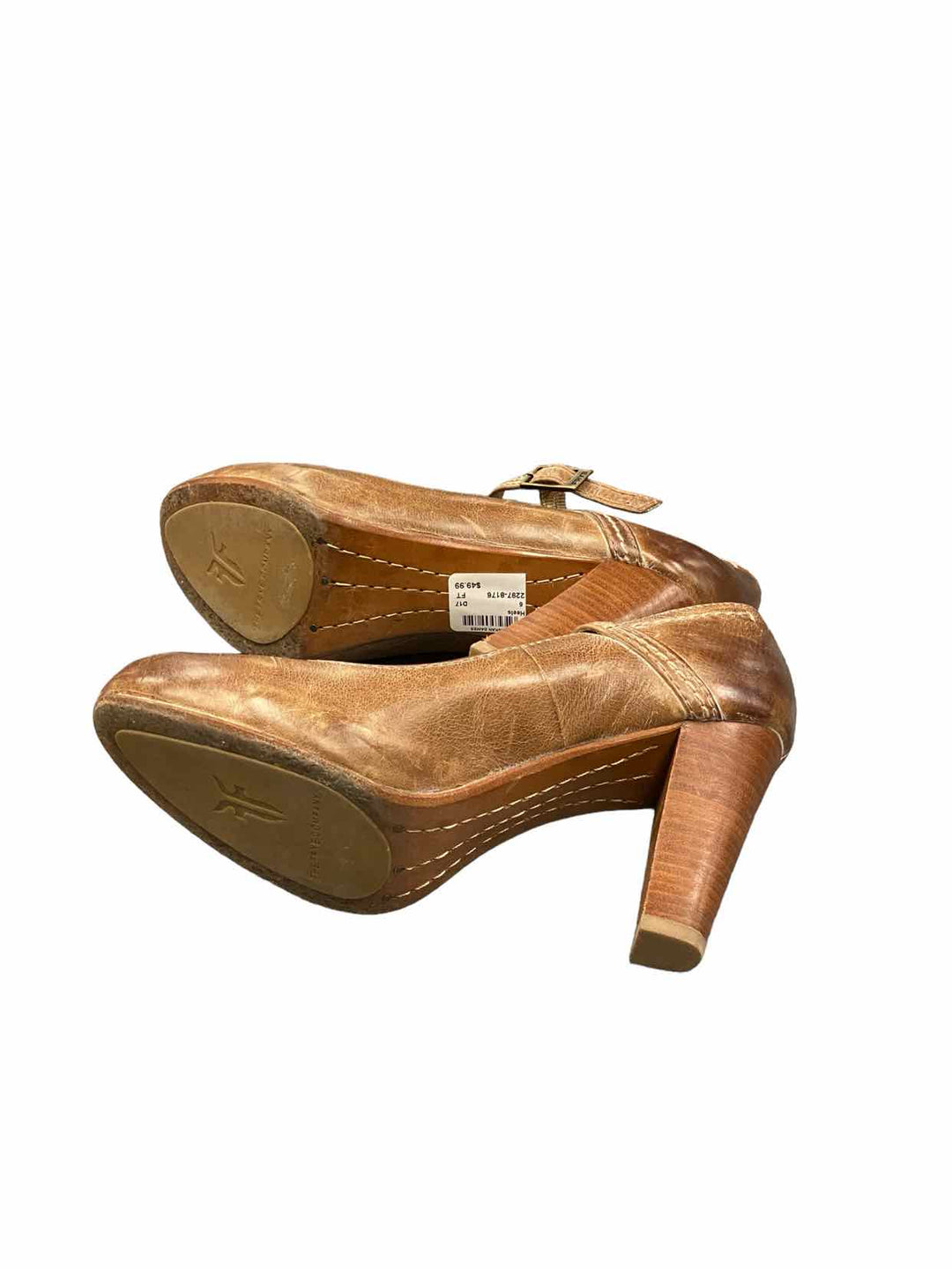 Frye Shoe Size 6 Brown Leather Heels