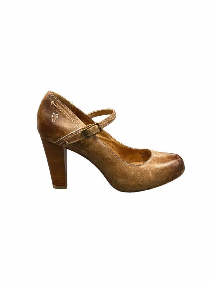 Frye Shoe Size 6 Brown Leather Heels