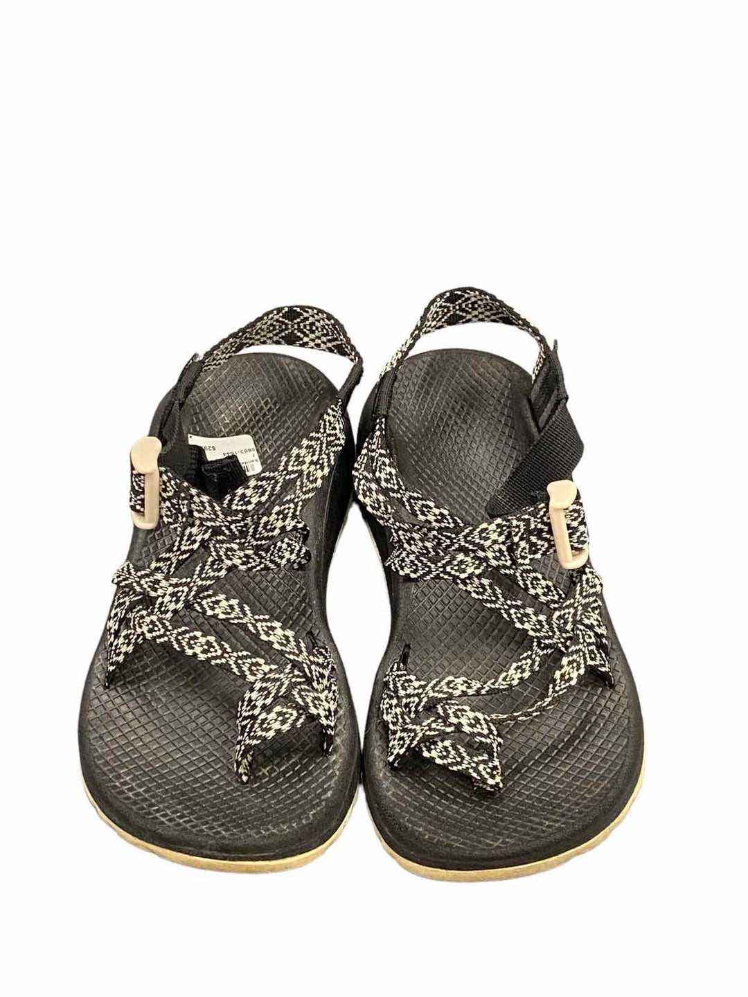 Chaco Shoe Size 7 Black White Sandals