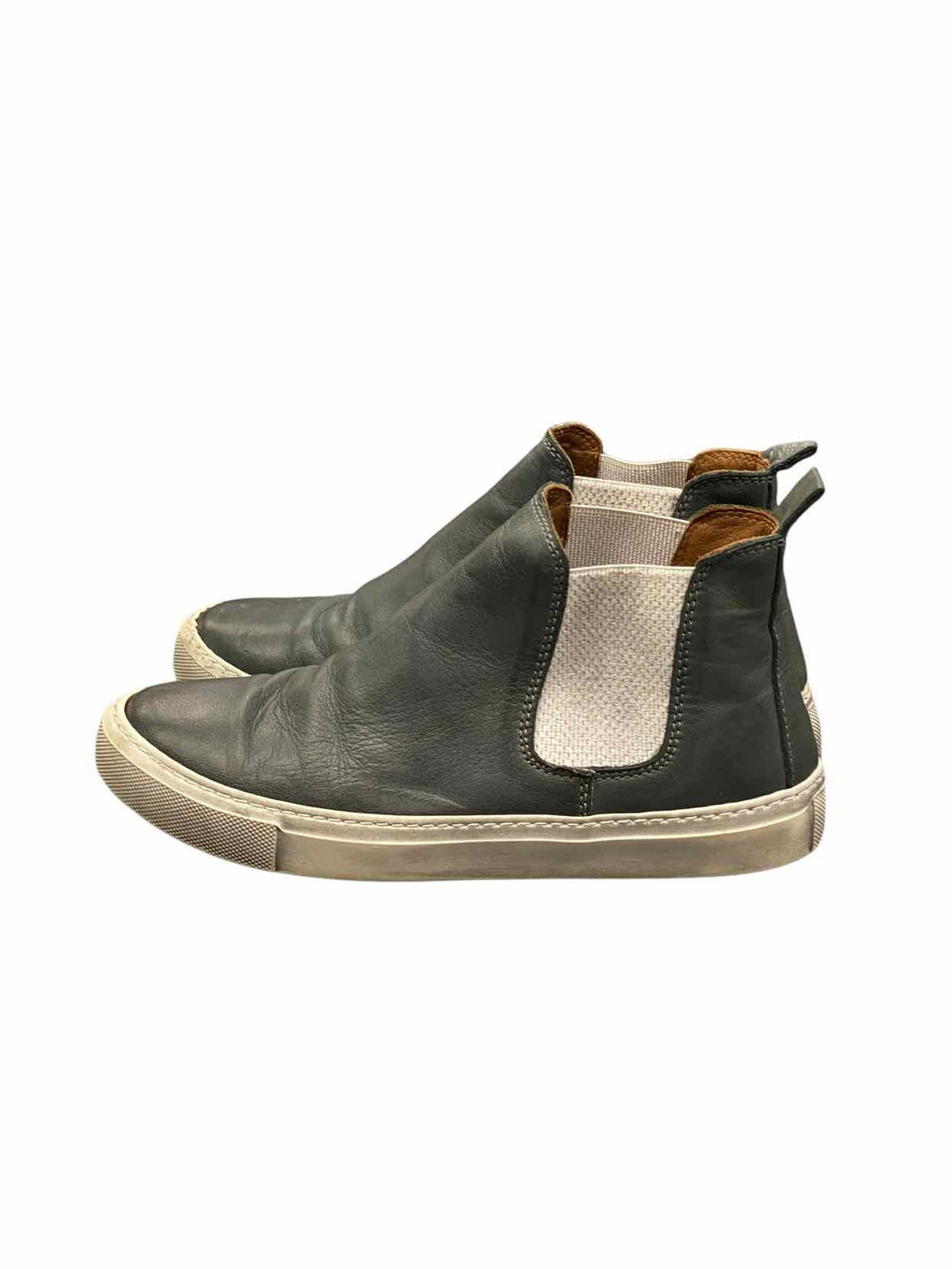 Bueno Shoe Size 37 Green Leather Sneakers