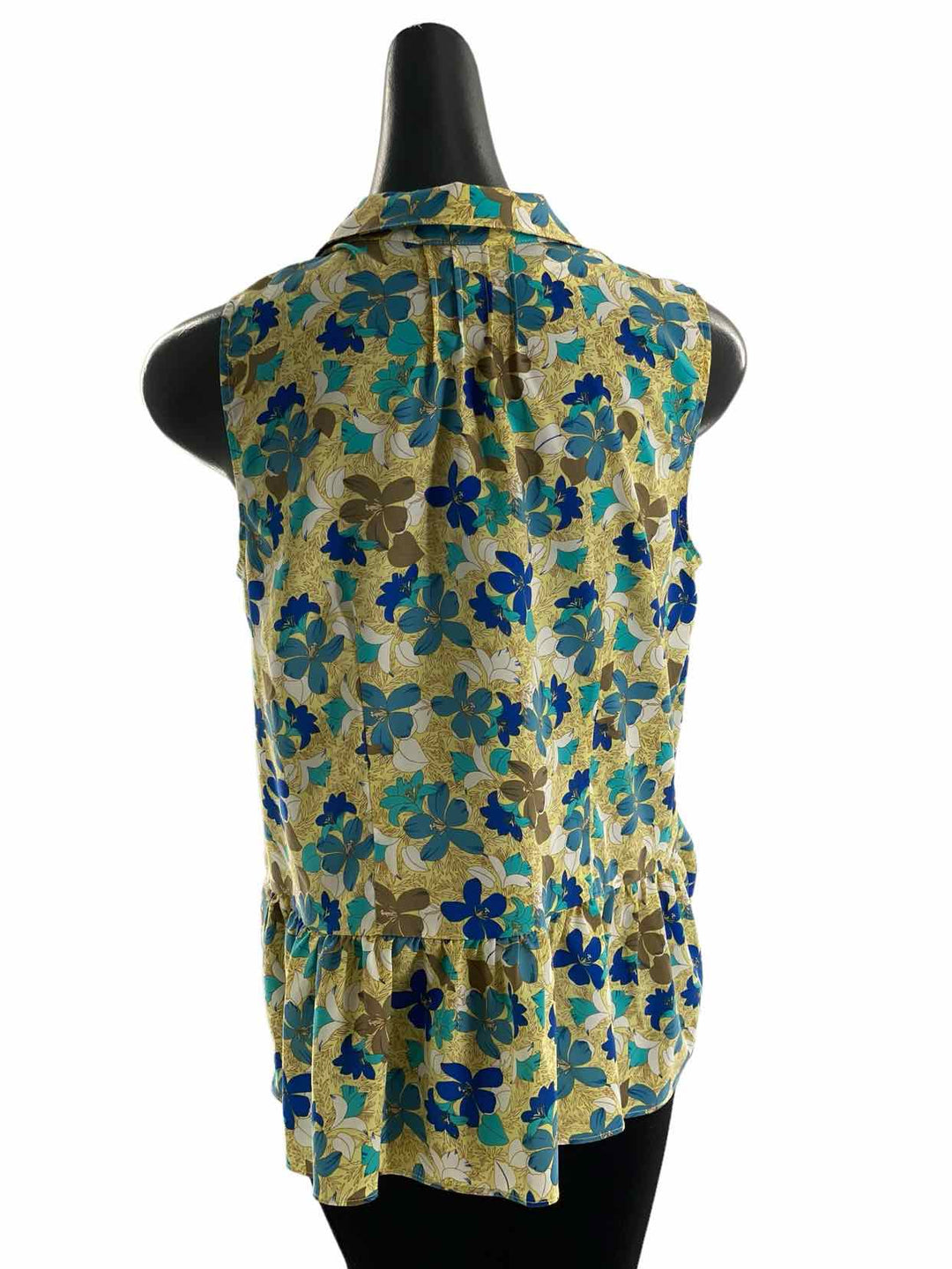 Cabi Size M Yellow Floral Tank Top