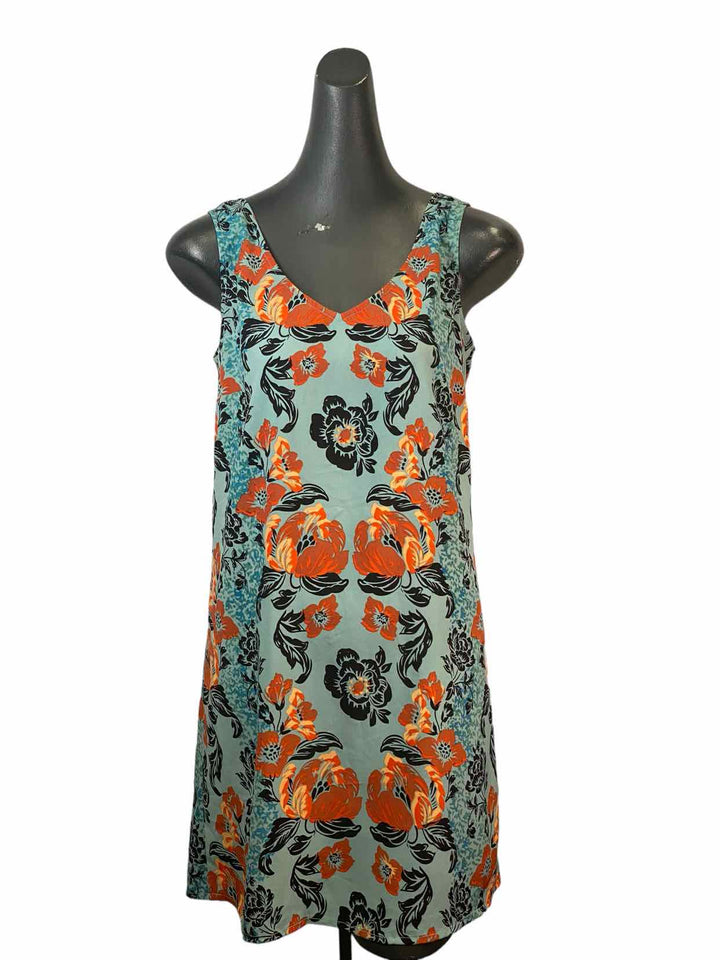Cabi Size S Green Floral Dress
