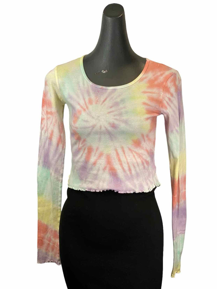 Truly Madly Deeply Size S Multi-Color Tie Dye Long Sleeve Shirts