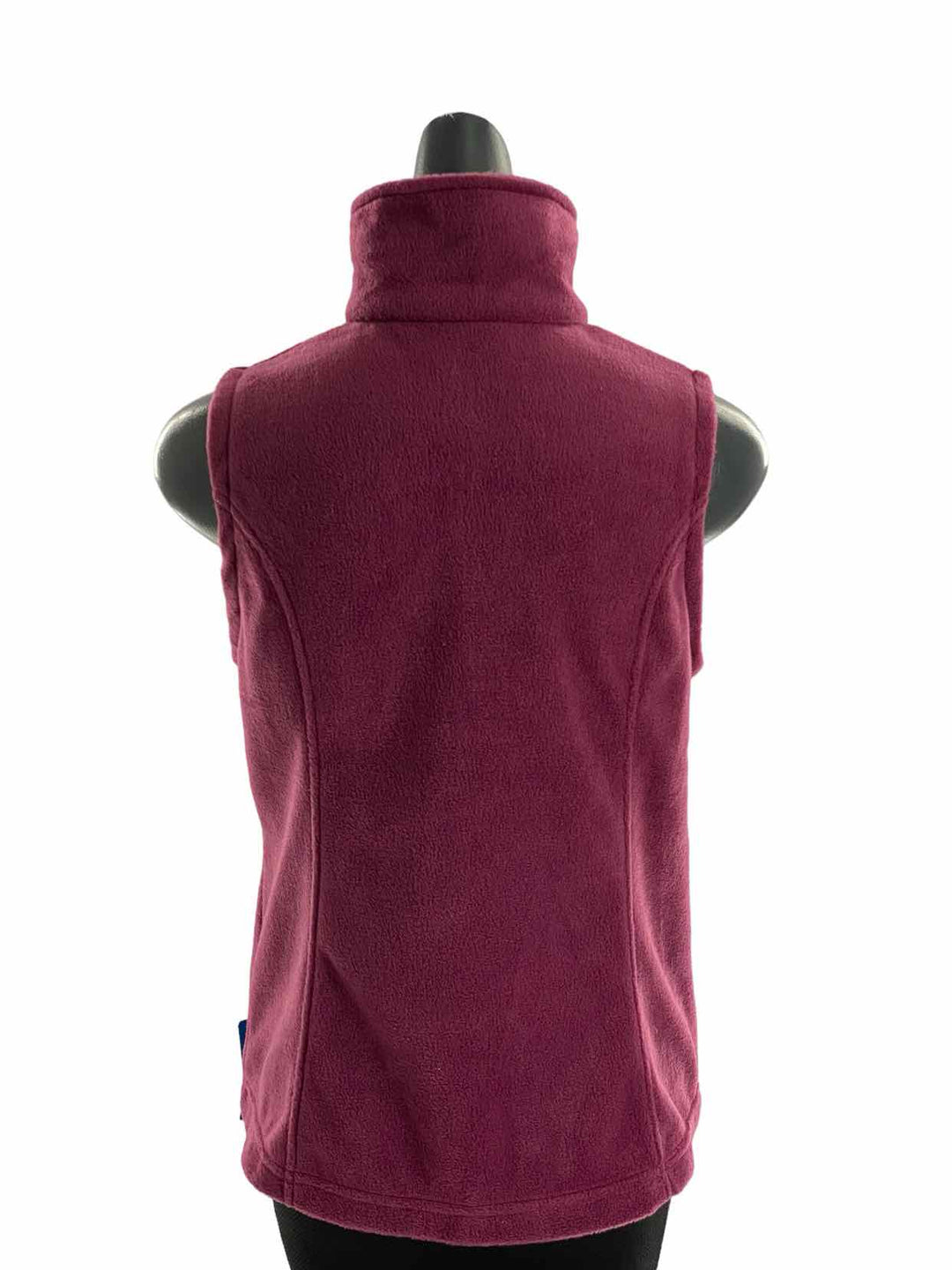 Columbia Size S Marroon Fleece Vest (Outdoor)