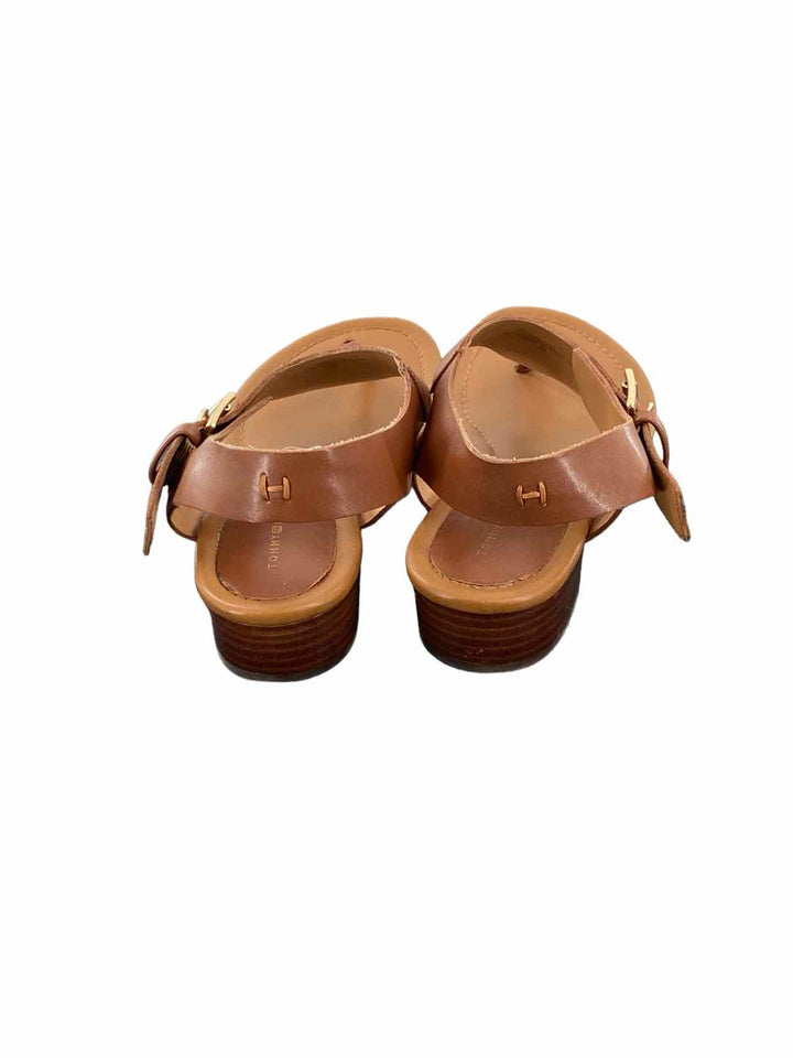 Tommy Hillfiger Shoe Size 8 Brown Leather Sandals