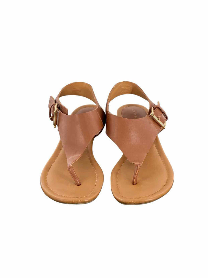 Tommy Hillfiger Shoe Size 8 Brown Leather Sandals
