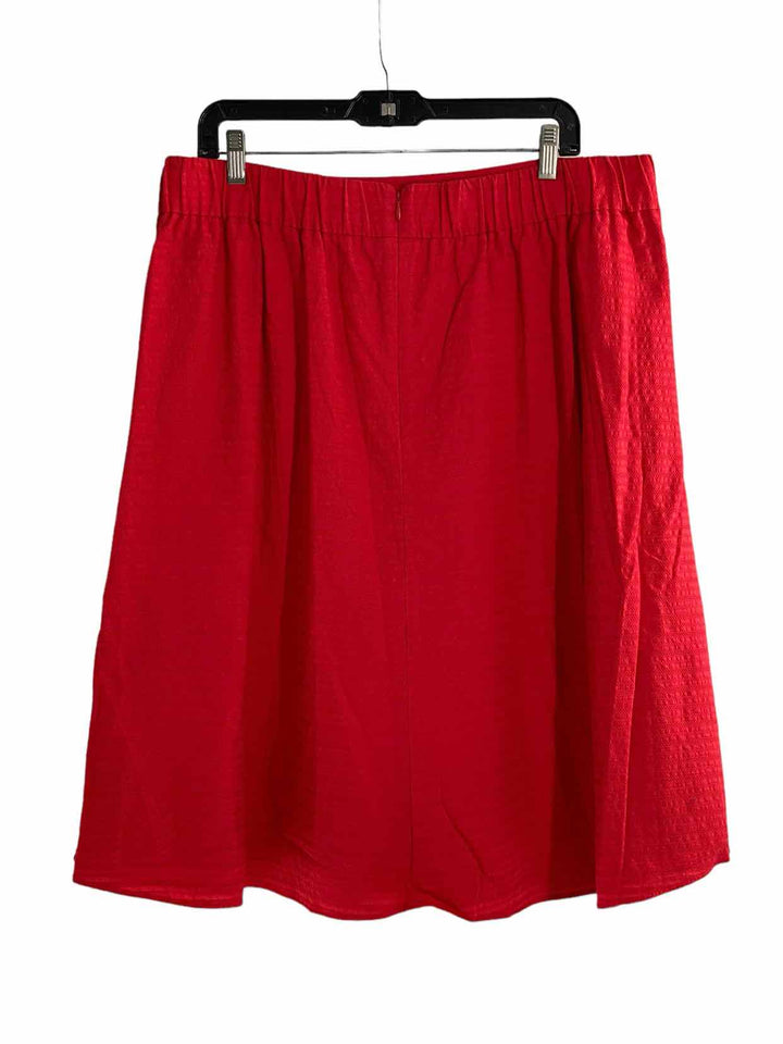 Ann Taylor Size 16 Red Skirt