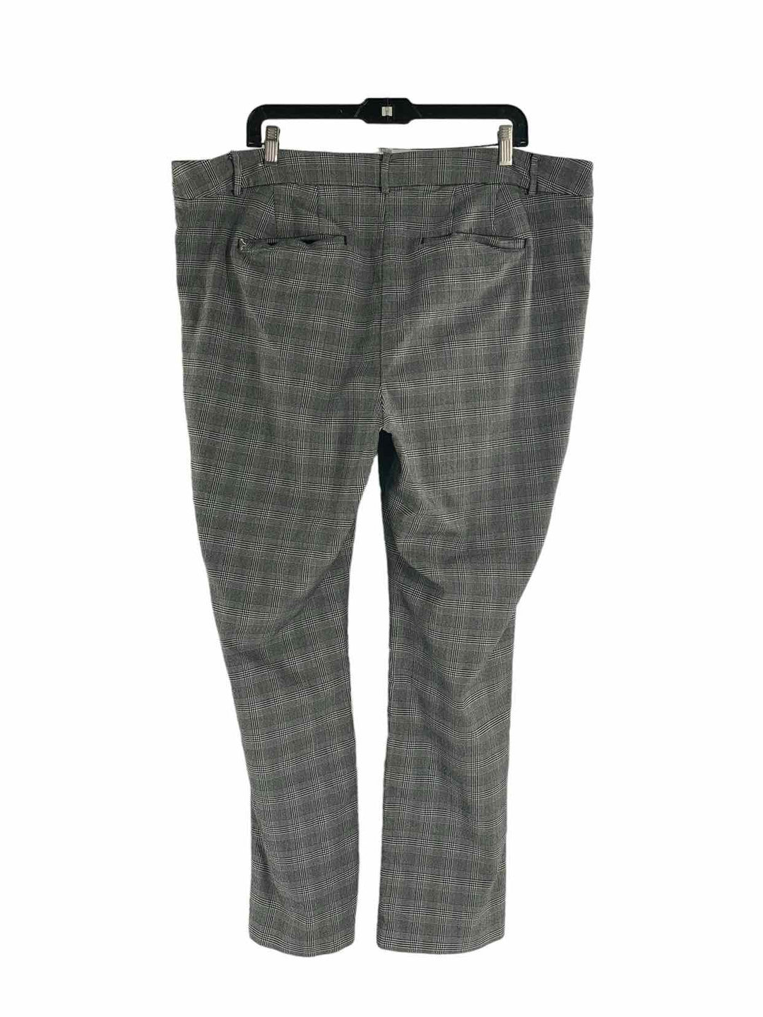 Lane Bryant Size 24 Gray Plaid Pants