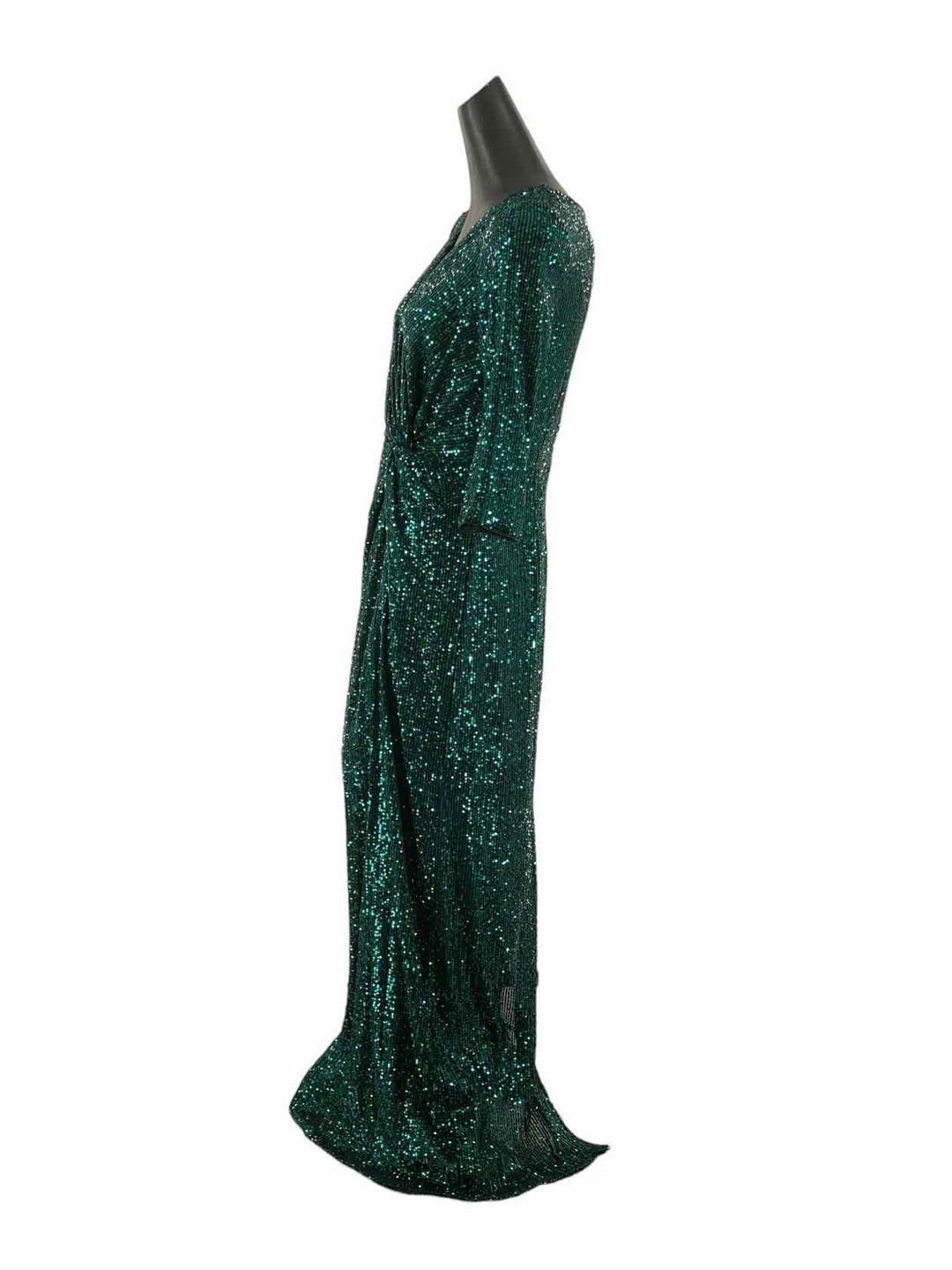 Alex Evenings Size 12 Green sequined Dress
