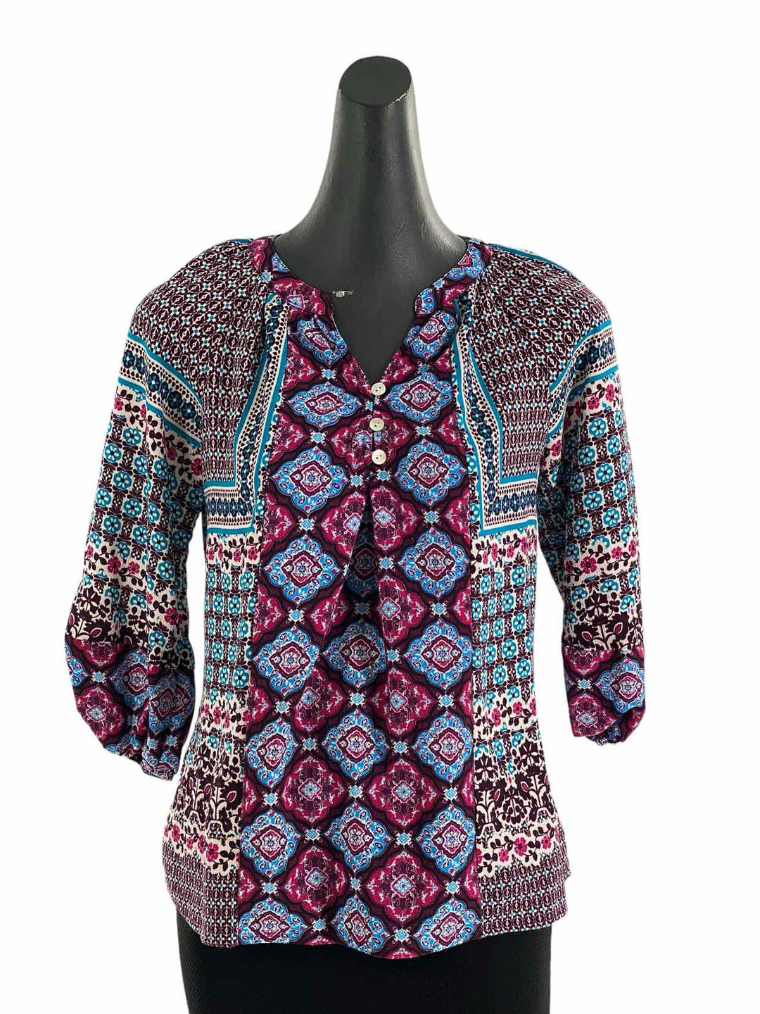 No Brand Size S Multi-Color print Long Sleeve Shirts