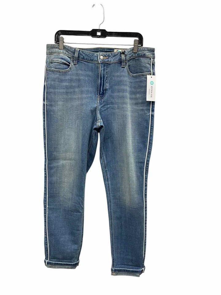 Cosmic Blue Love Size 14 Blue Denim Jeans