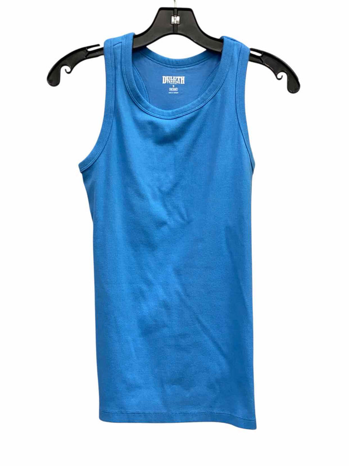 Duluth Trading Size S Blue Tank Top