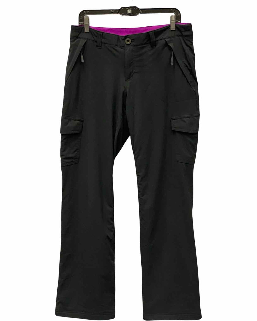 Eddie Bauer Size 8 Black Purple Pants