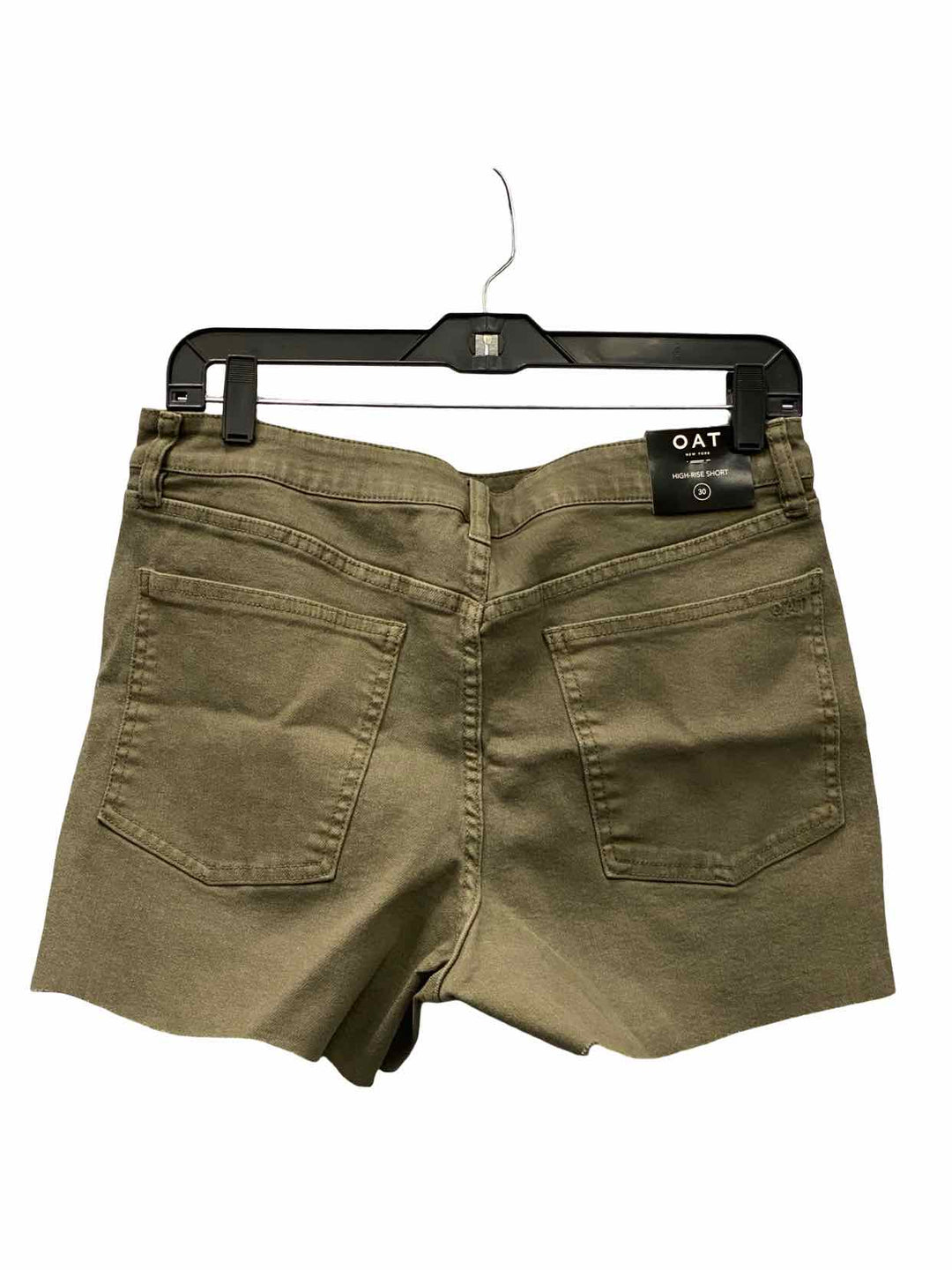 Oat New York Size 30 Green Denim Shorts