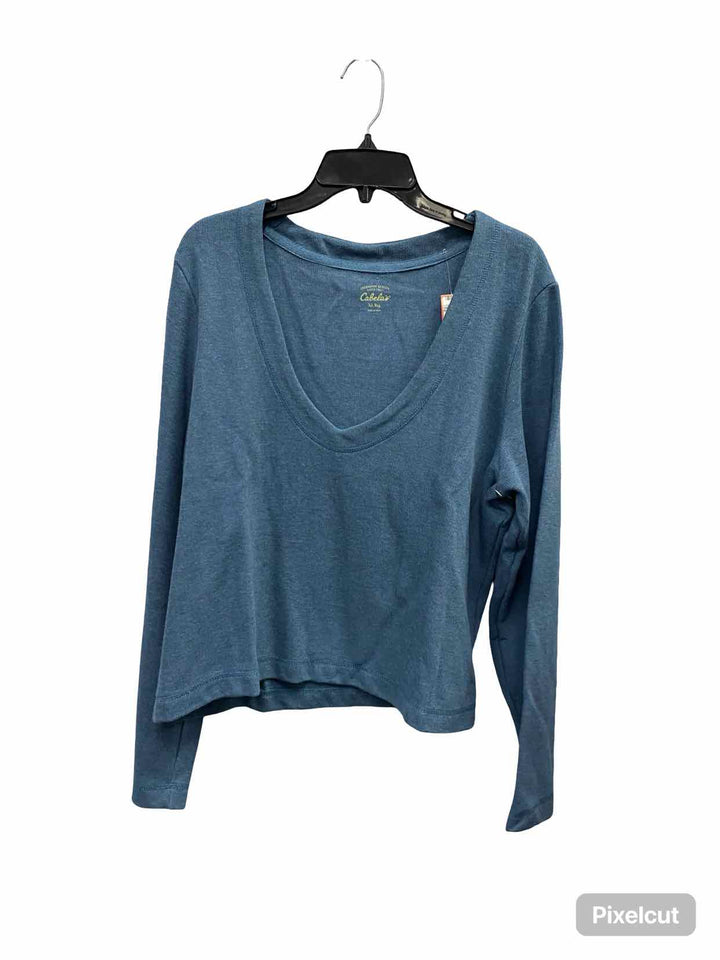 Cabela's Size XL Blue Long Sleeve Shirts