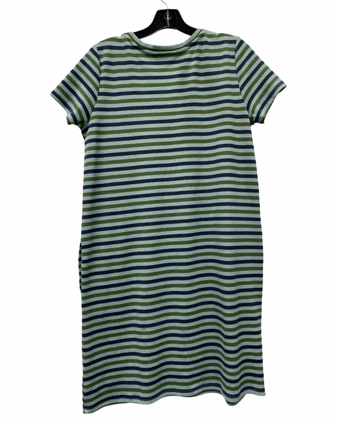 Toad & Co. Size M Blue Green Stripe Has Pockets! Dress