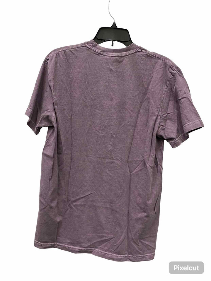 Comfort Colors Size M Purple Print T-shirt