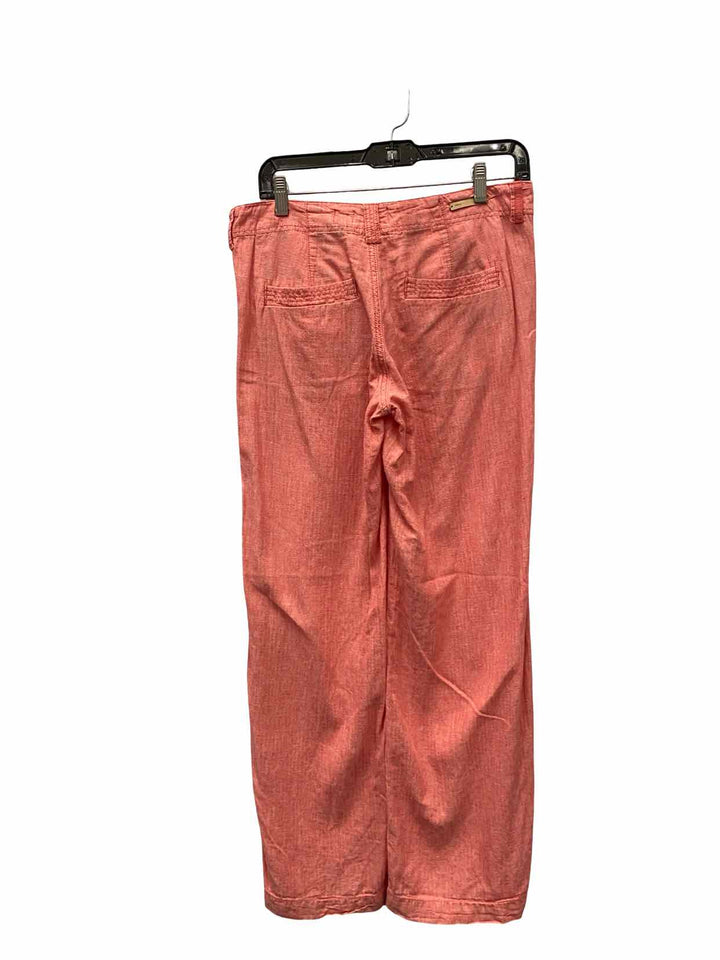 Pilcro Size 6 Coral linen-cotton blend Jeans