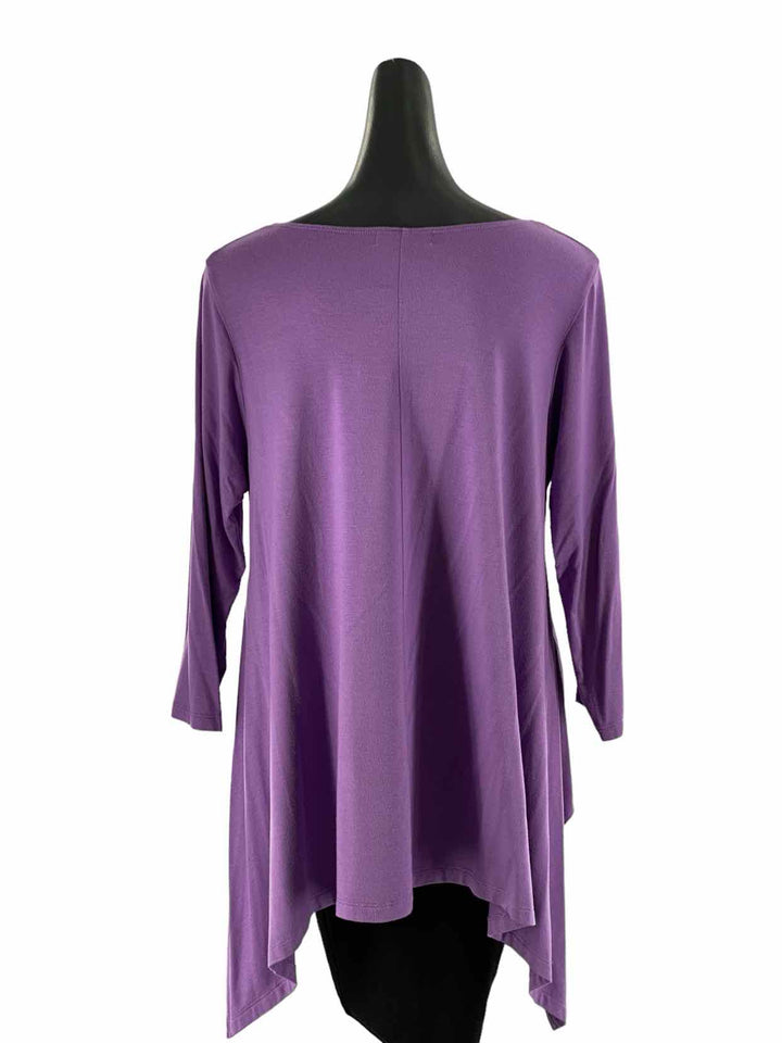 Comfy Size L Purple Long Sleeve Shirts