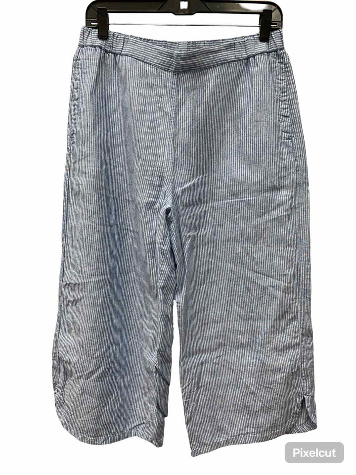 Travel Smith Size S Navy 100% Linen Pants