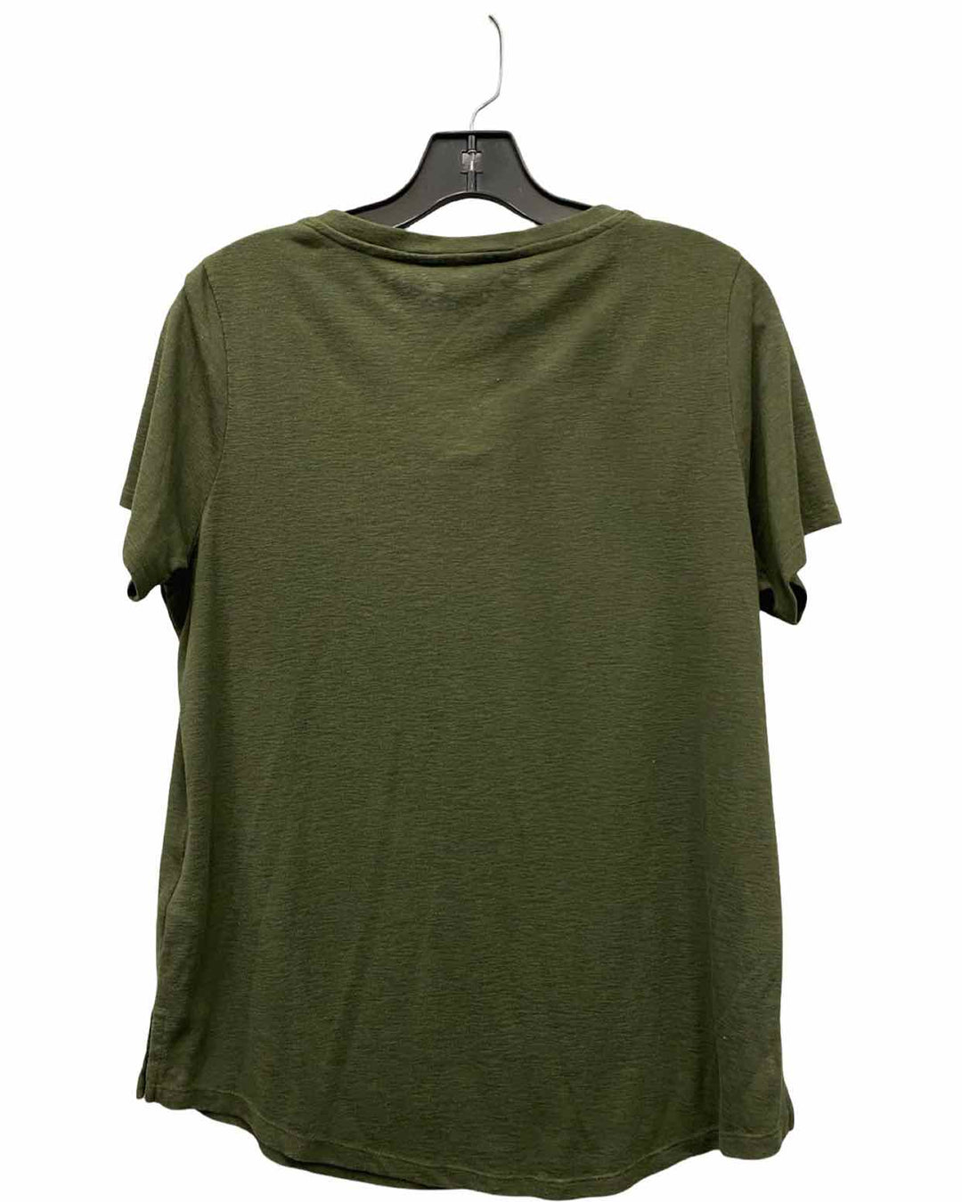 Athleta Size L Green Short Sleeve Shirts
