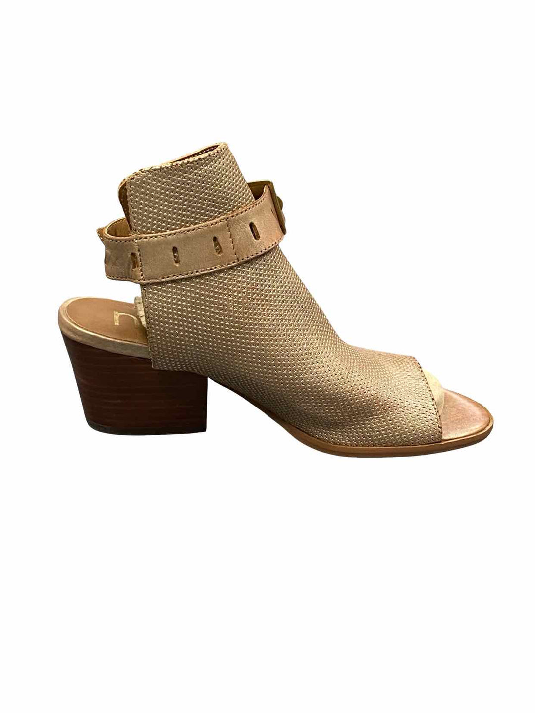 Nicole Shoe Size 6.5 Leather Talullah Open-Toe Sandals Heels