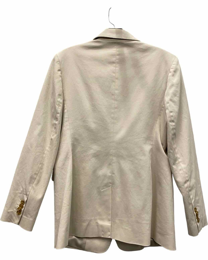 Banana Republic Size 10 Cream Blazer