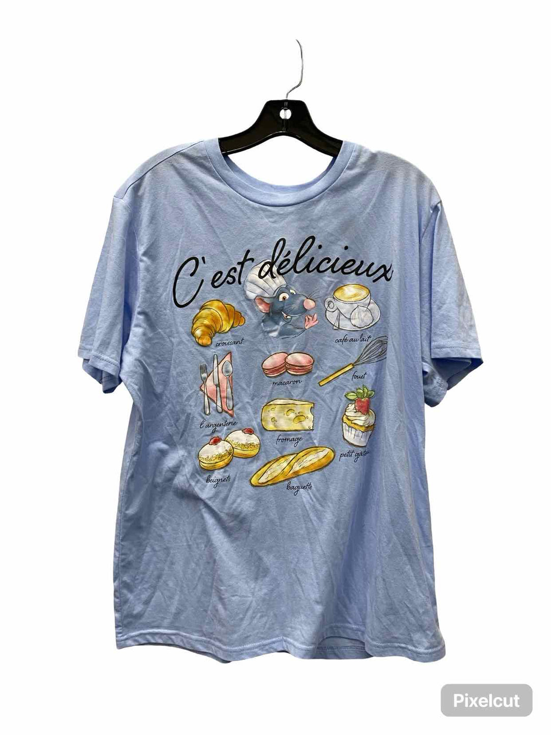 Pixar Size XXL Blue Print T-shirt