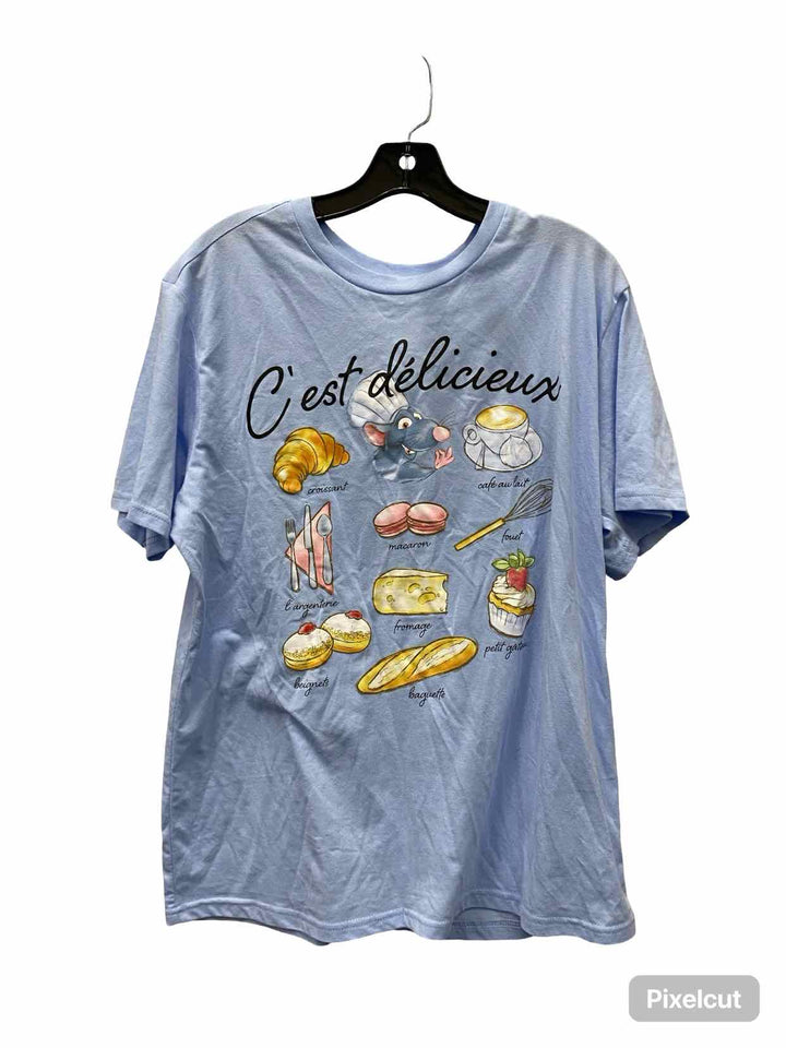 Pixar Size XXL Blue Print T-shirt