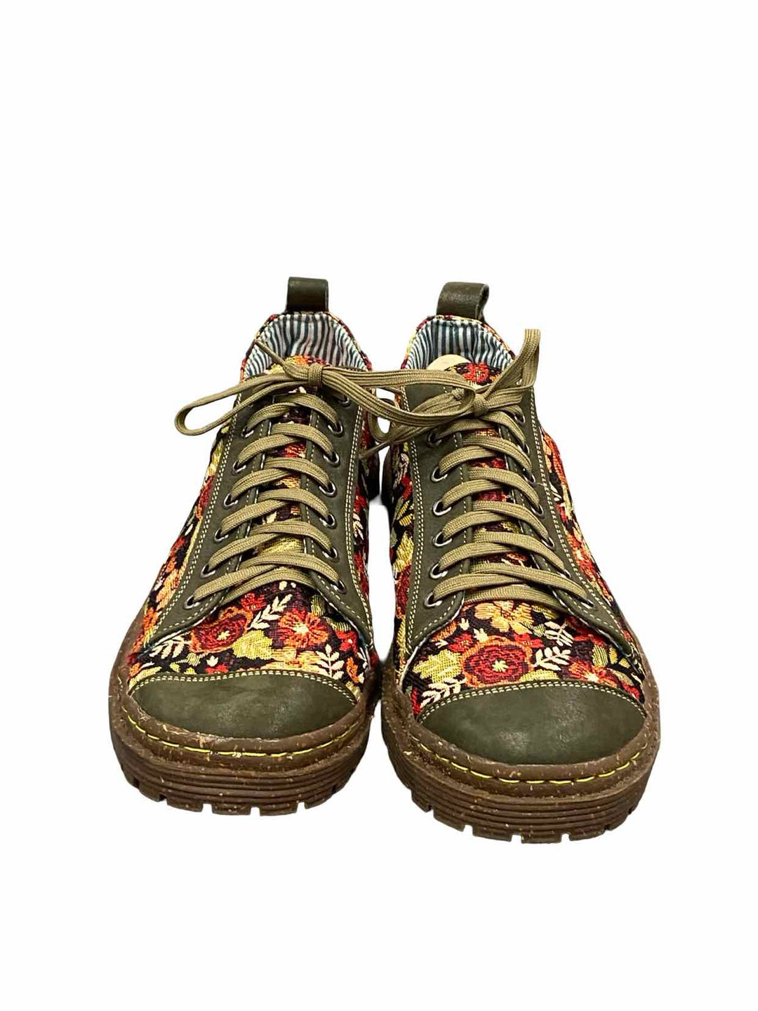 Moshi Boots Shoe Size 43 Dark Green Floral Sneakers