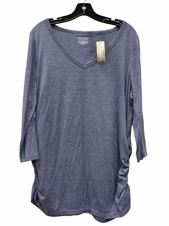 Lane Bryant Size XL Blue Long Sleeve Shirts
