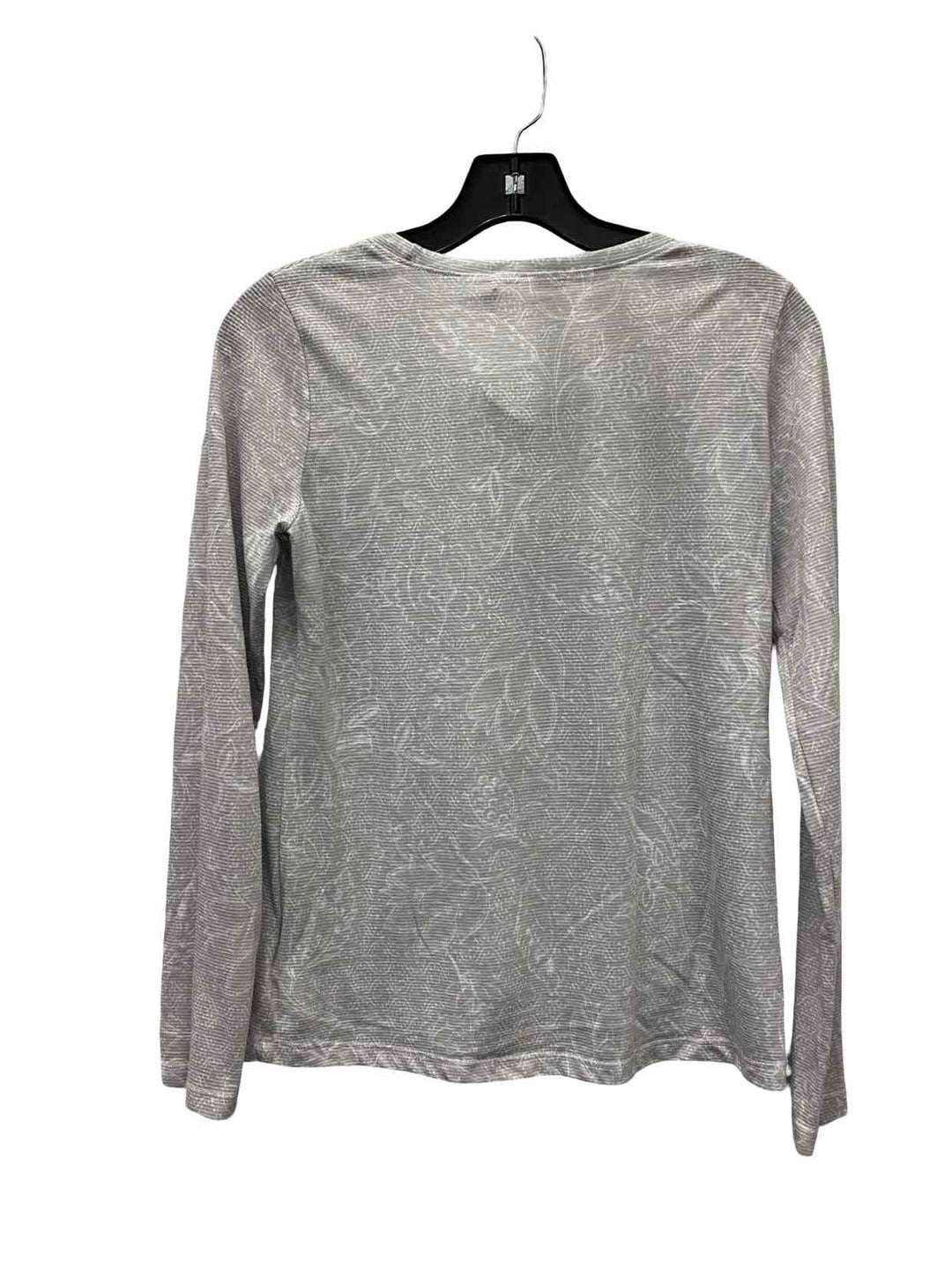 PrAna Size S Gray Floral Long Sleeve Shirts