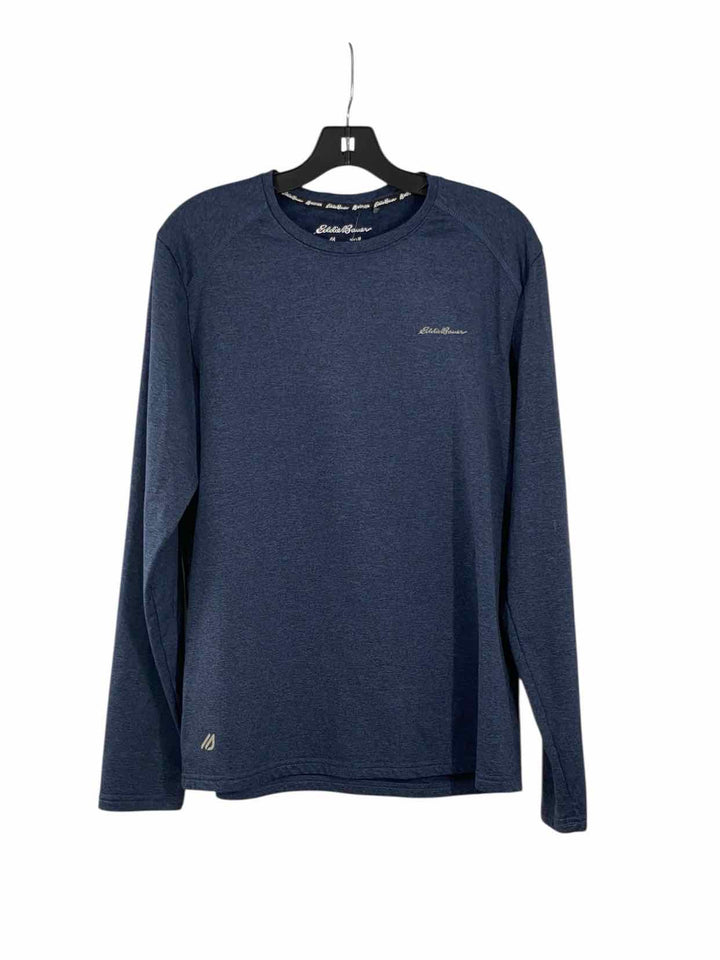 Eddie Bauer Size M Navy Athletic Long Sleeve