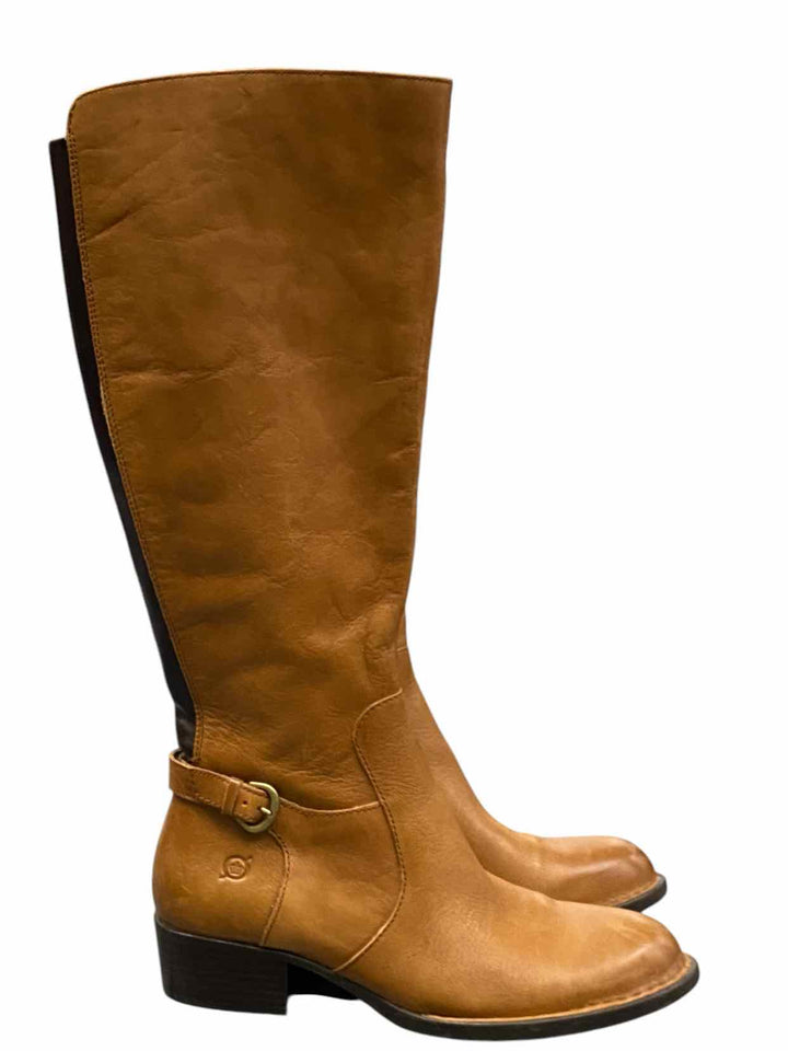 Born Shoe Size 8.5 Brown Boots(Ankle)