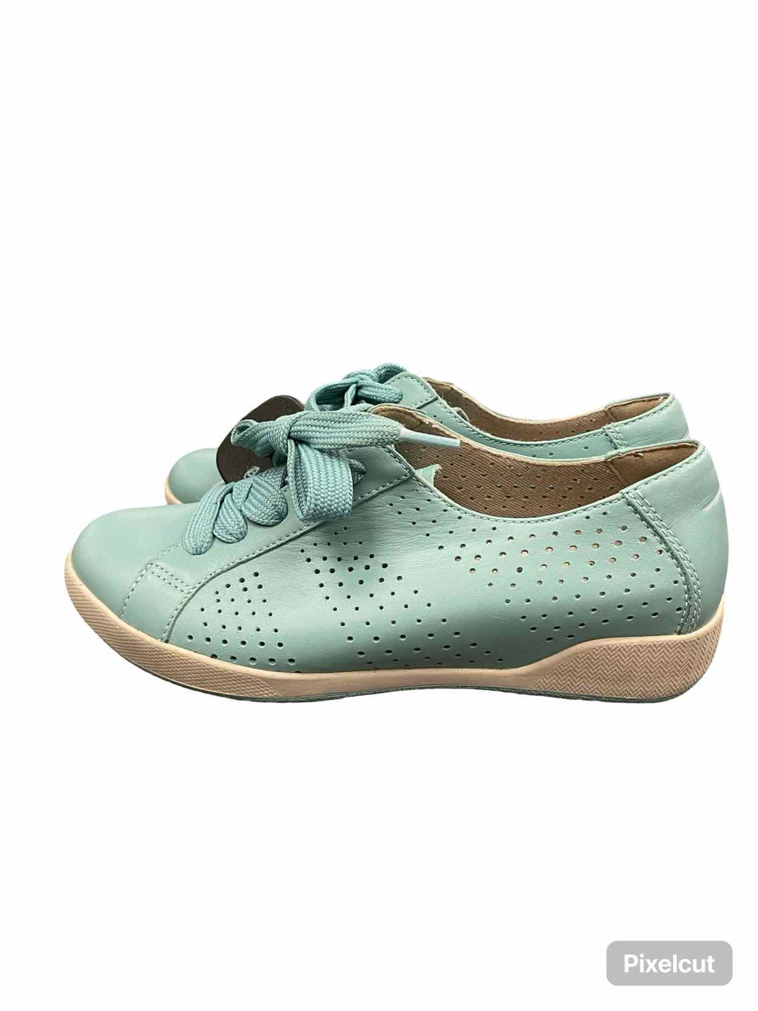 Dansko Shoe Size 37 Blue Leather Orli Sneakers