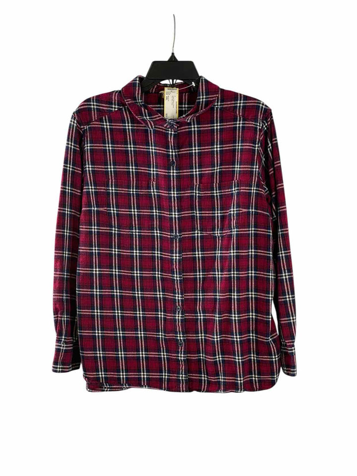 Woolrich Size XXL Red Blue Plaid Long Sleeve Shirts