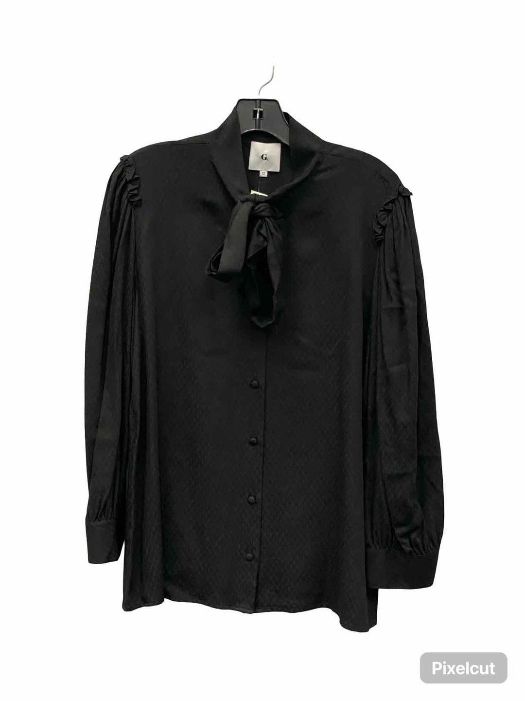GWYN G. by Goop Size 12 Black Long Sleeve Shirts