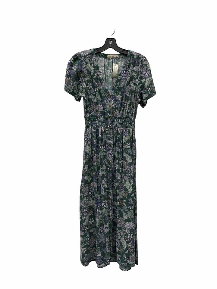 Marine Layer Size S Green Floral Dress