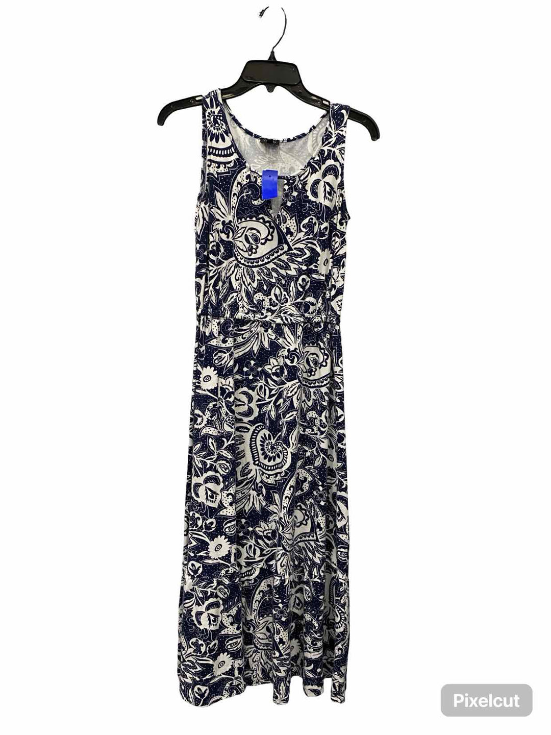 Talbots Size XS Blue White Dress