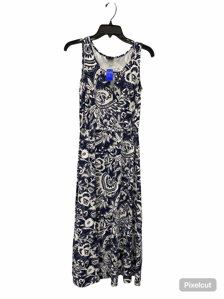 Talbots Size XS Blue White Dress
