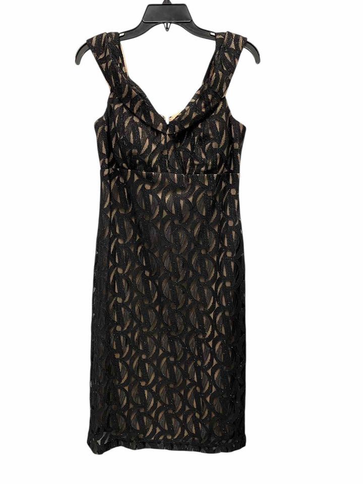 R&M Richards Size 8 Black Dress