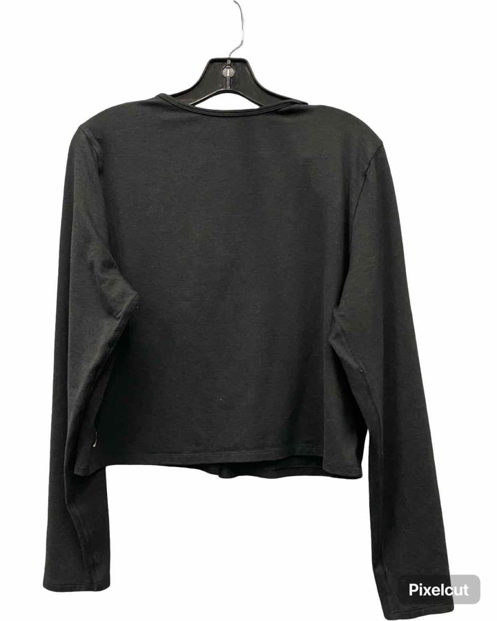 Vuori Size XXL Heather Black Long Sleeve Shirts