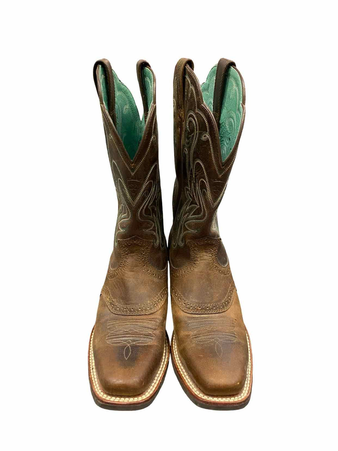 Ariat Shoe Size 6.5 Brown Leather Legend Western Boots(knee)