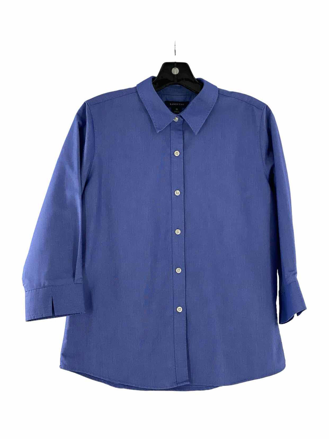 Lands End Size XS Blue Long Sleeve Shirts