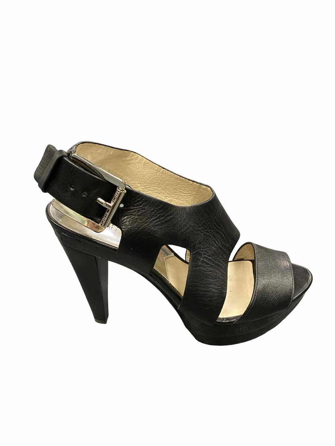 Michael Kors Shoe Size 7.5 Black Leather Heels